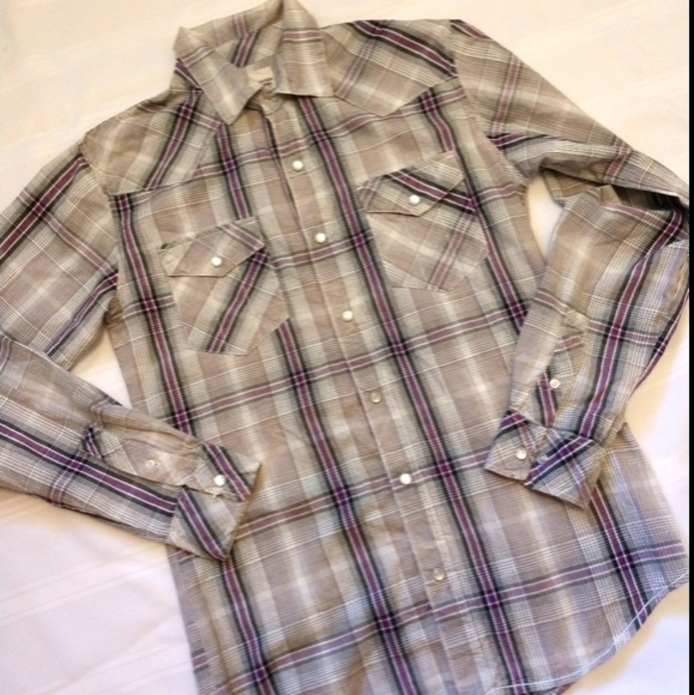 Signature by Levi Strauss & Co Plaid 100% Cotton Shirt